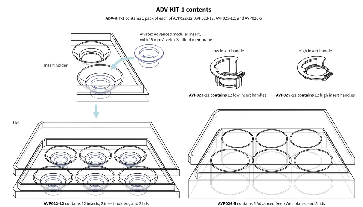 Alvetex® アドバンストスターターキット - 1