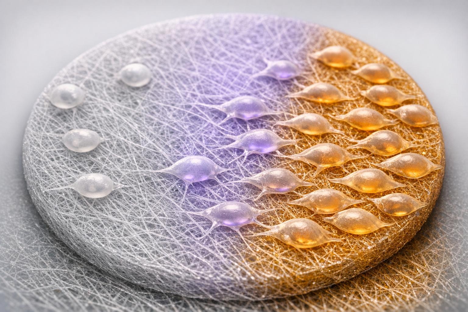 How Surface Functionalization Enhances Cell Adhesion