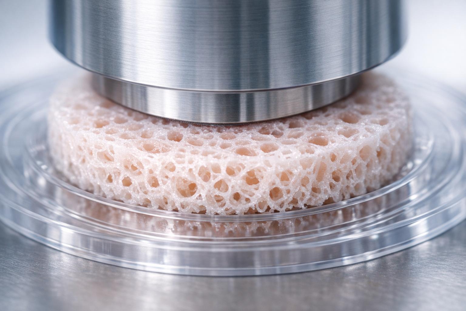 Analysing Scaffold Stiffness for Cultivated Meat Production