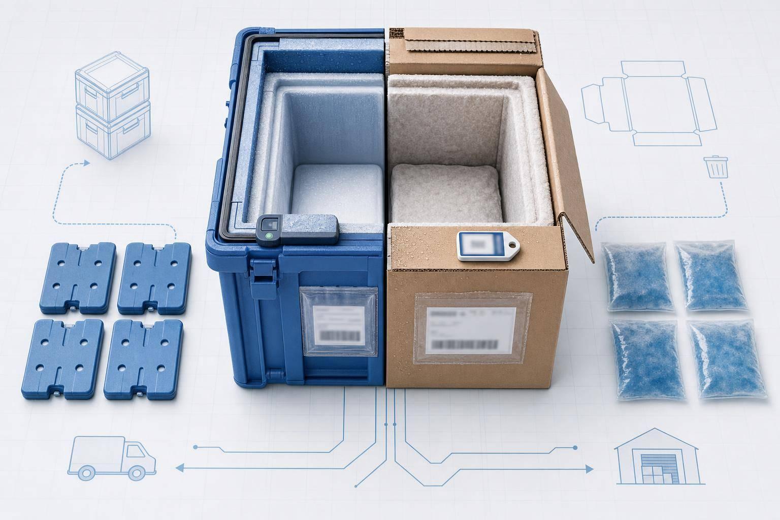 Reusable vs Single-Use Cold Chain Packaging