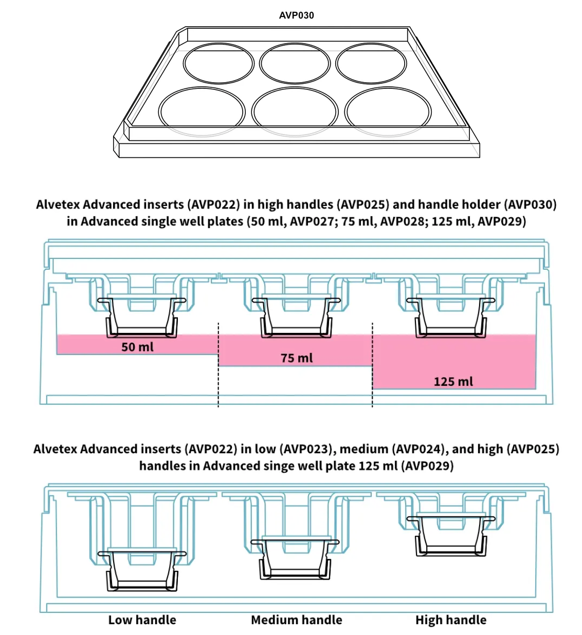 Alvetex® アドバンスト 6ウェルハンドルホルダー