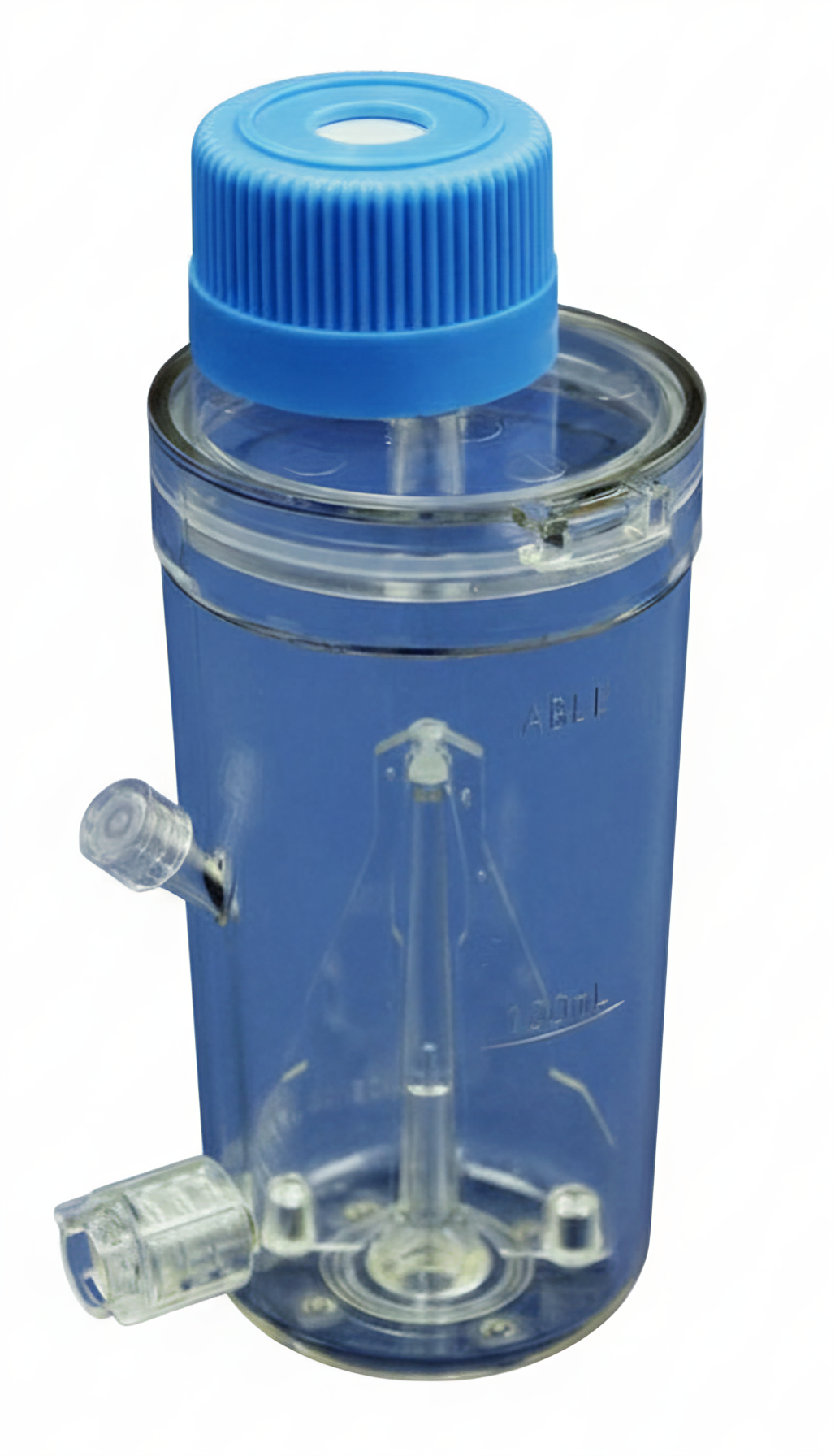 ביוריאקטור חד-פעמי ABLE 100 מ"ל, פקק מאוורר