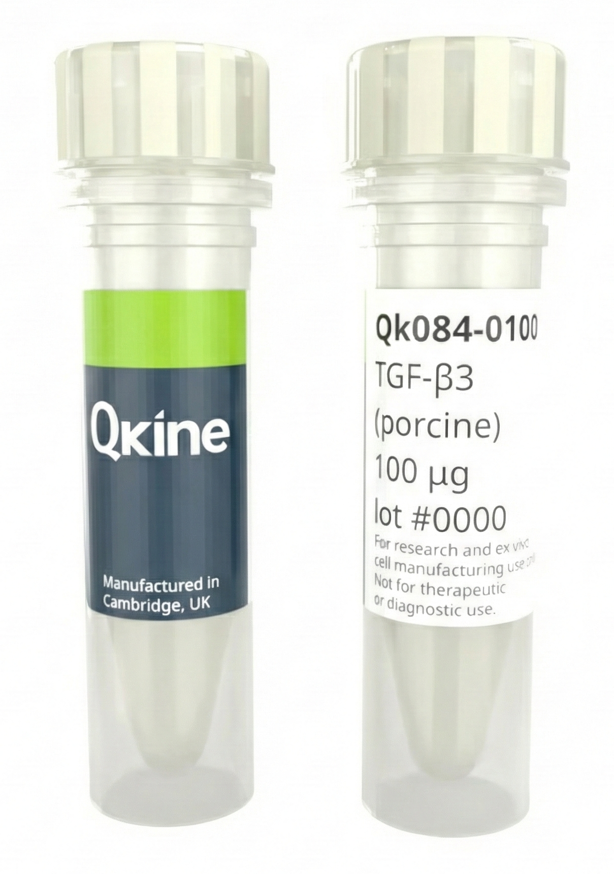 <tc>Qkine</tc> पुनः संयोजित पोर्सिन TGF-β3 प्रोटीन