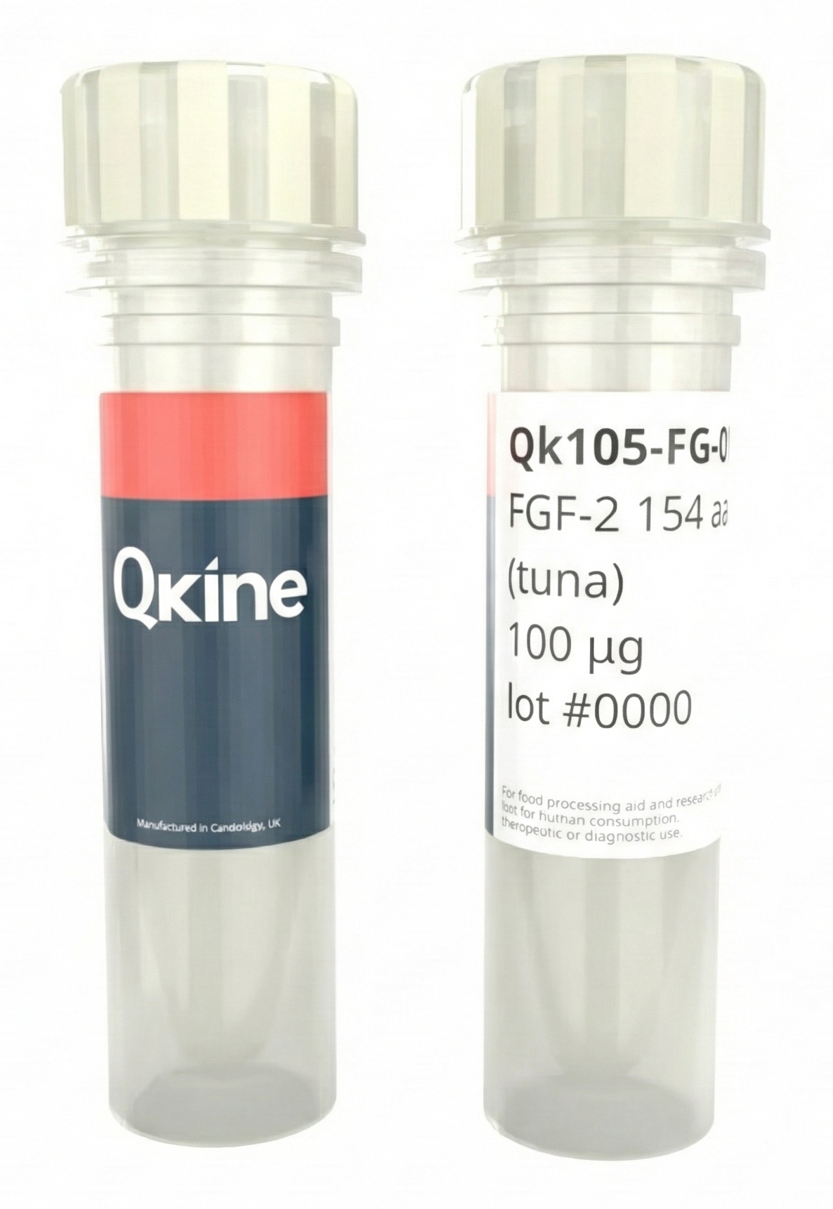 <tc>Qkine</tc> Rekombinowane białko FGF-2 tuńczyka (154 aminokwasy)