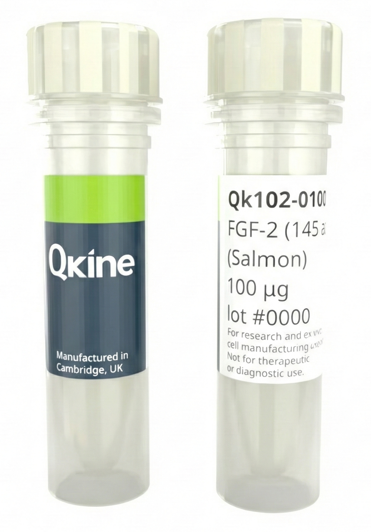 <tc>Qkine</tc> पुनः संयोजित सैल्मन FGF-2 (145 अमीनो एसिड) प्रोटीन