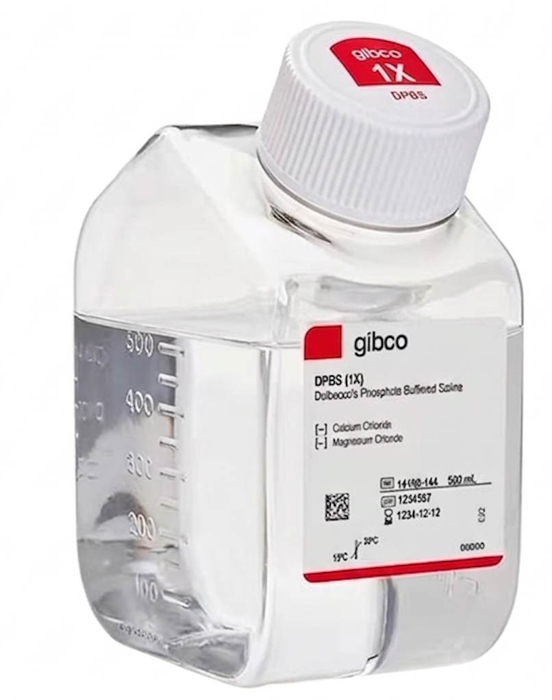 Gibco™ DPBS, không chứa canxi, không chứa magiê (6 x 1000 mL)